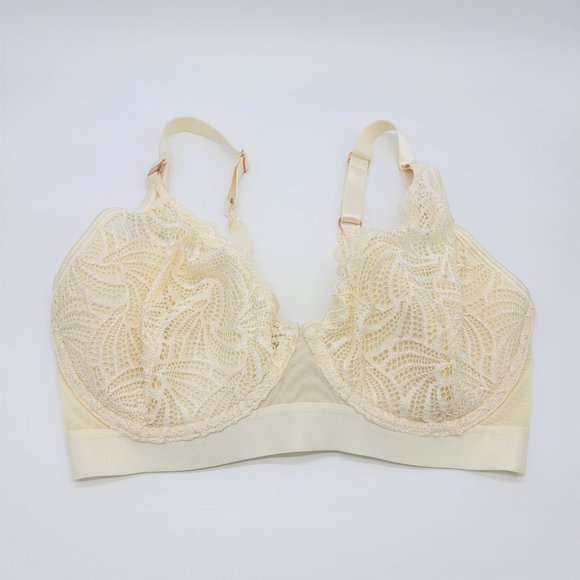 Project Me Warrior Plunge Ivory Contour Nursing Bra - Picture 2 of 14